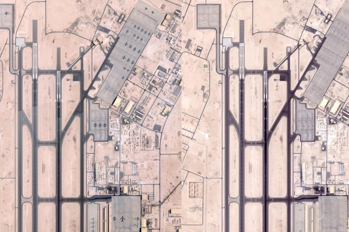 US military aircraft no longer visible at base in Qatar: satellite images