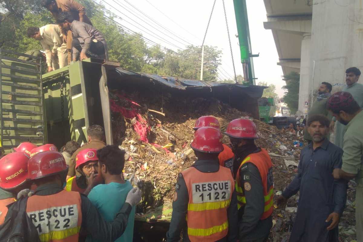 Deadly truck crash in Pakistan's Lahore kills five, including children