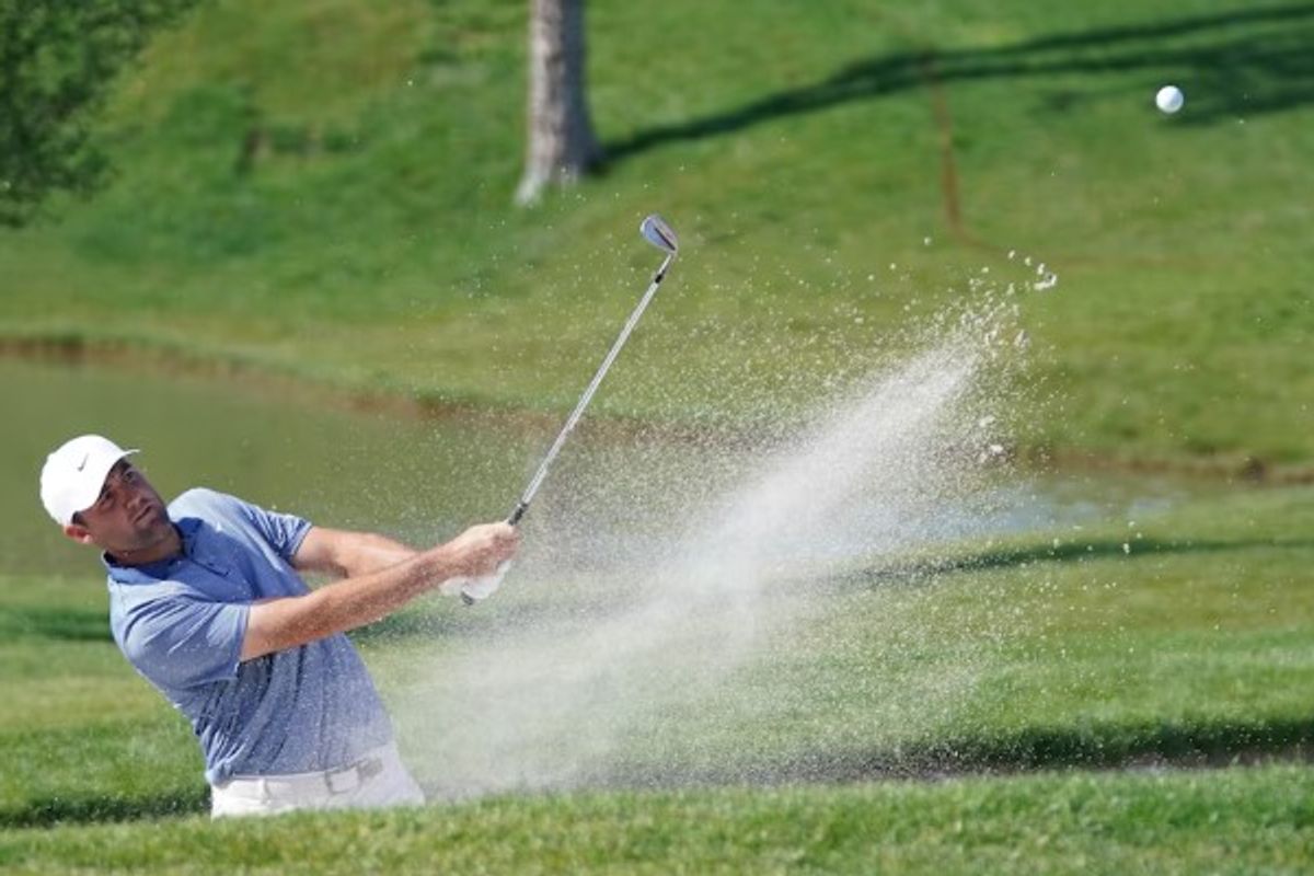 Scheffler equals PGA scoring record, savors 'dream' hometown win