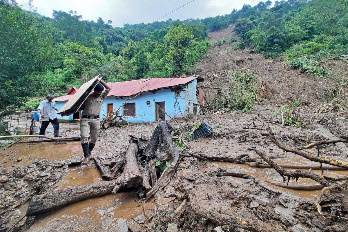 India floods and landslides kill at least 19 in Nagaland and Kashmir