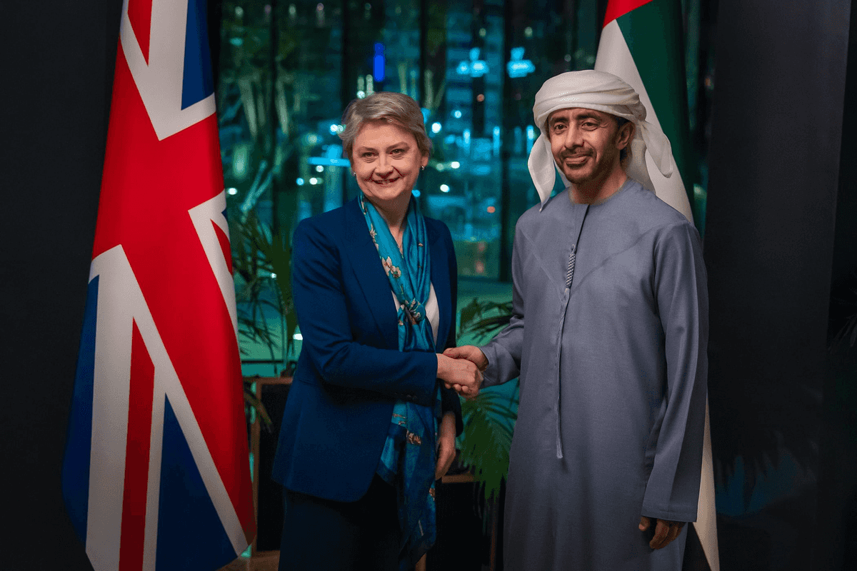 UAE foreign minister meets UK counterpart amid regional tensions