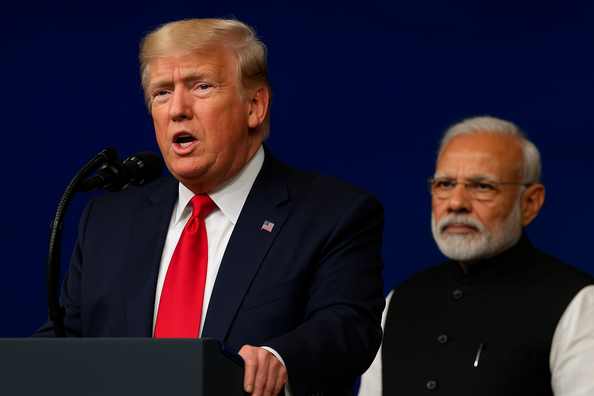 Modi keeps travelling the world, just not where Trump is