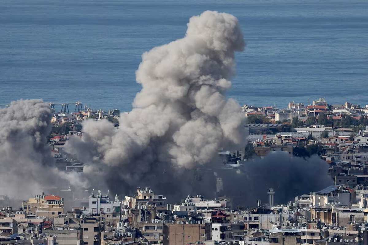 Israel carries out airstrikes in Beirut ahead of anticipated ceasefire deal