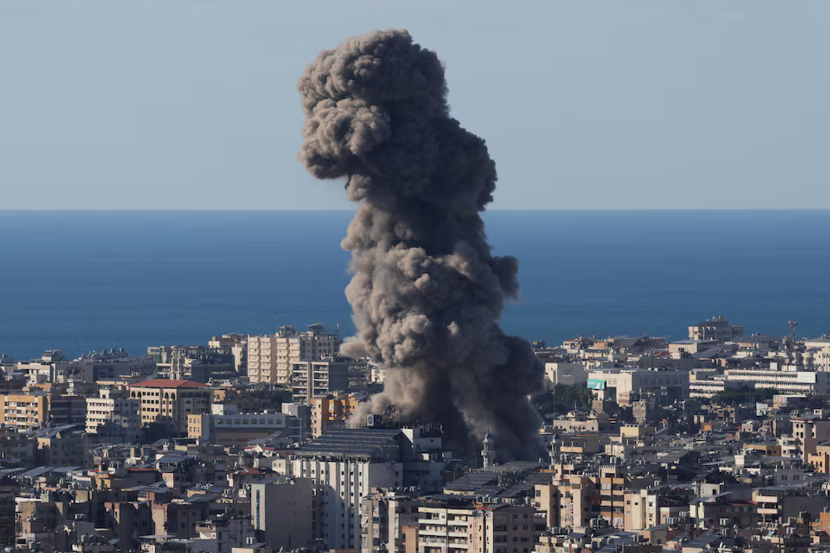 Israel pounds Beirut and Gaza after rockets hit Israel's north