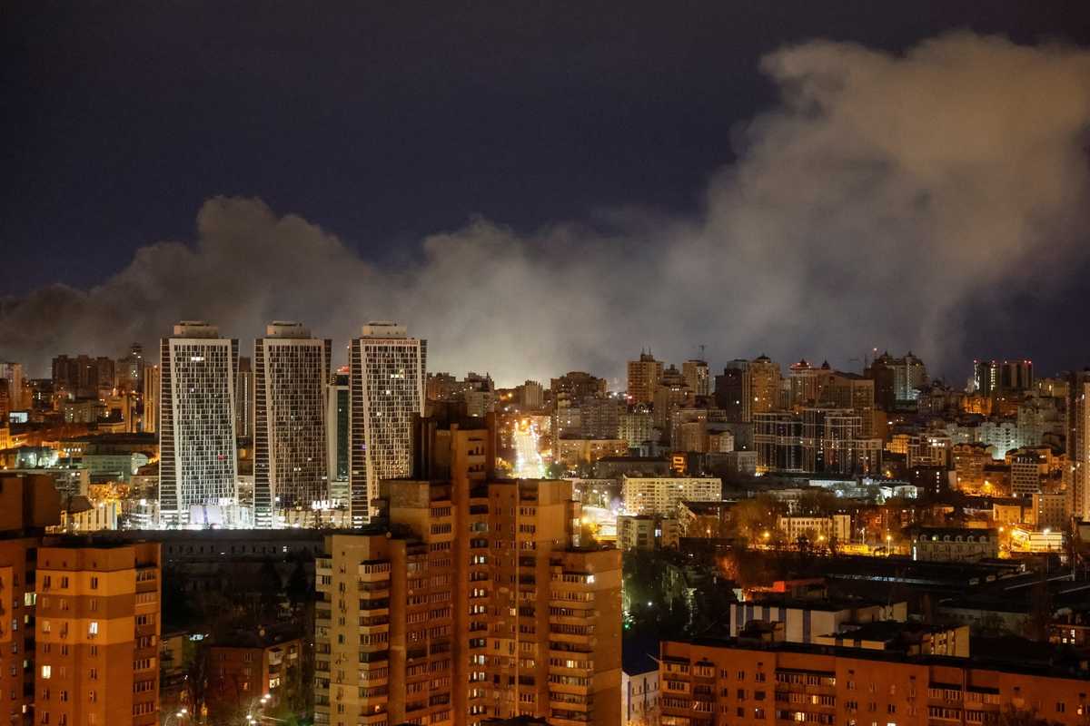 Explosions as Ukraine capital under missile attack