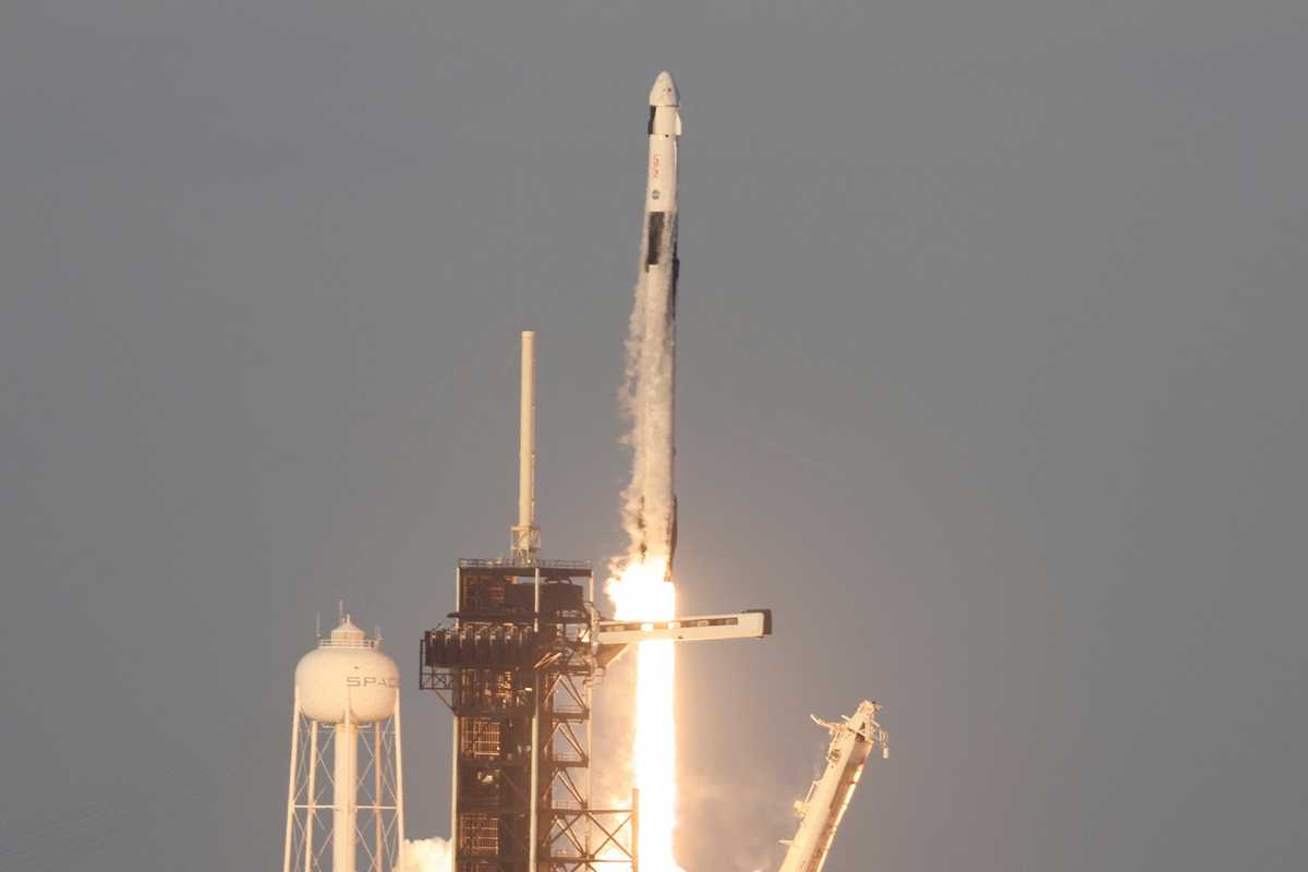 Stuck NASA astronauts one step closer to home after SpaceX crew-swap launch