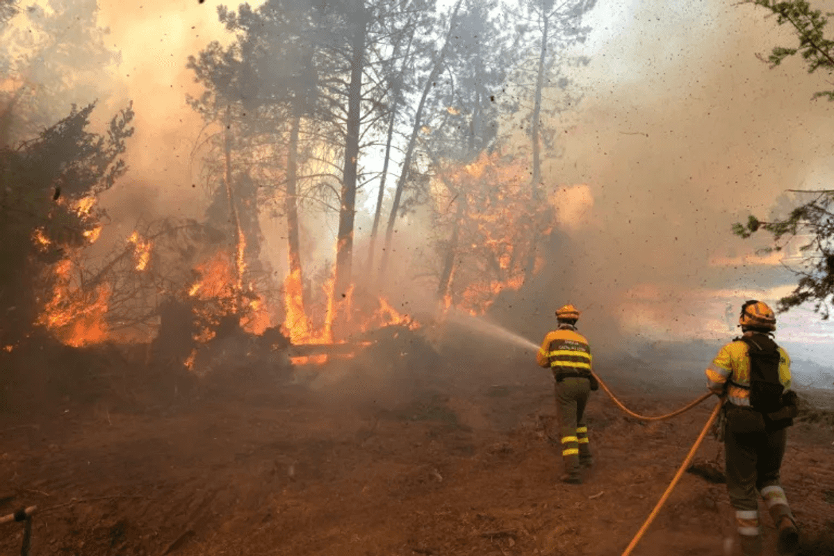 Thousands crowd shelters as wildfires force mass evacuations in France and Spain