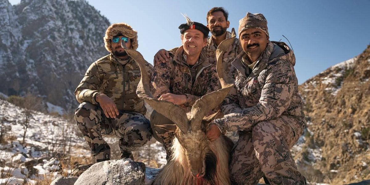 Pakistan Hunter 'Record-breaking shot': Spanish hunter claims markhor trophy in ...