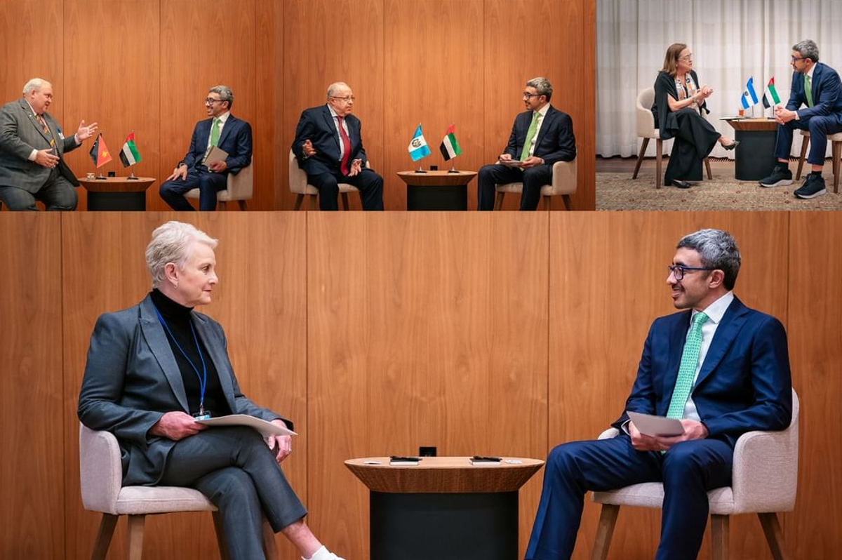 UAE foreign minister engages global counterparts on UNGA sidelines in New York