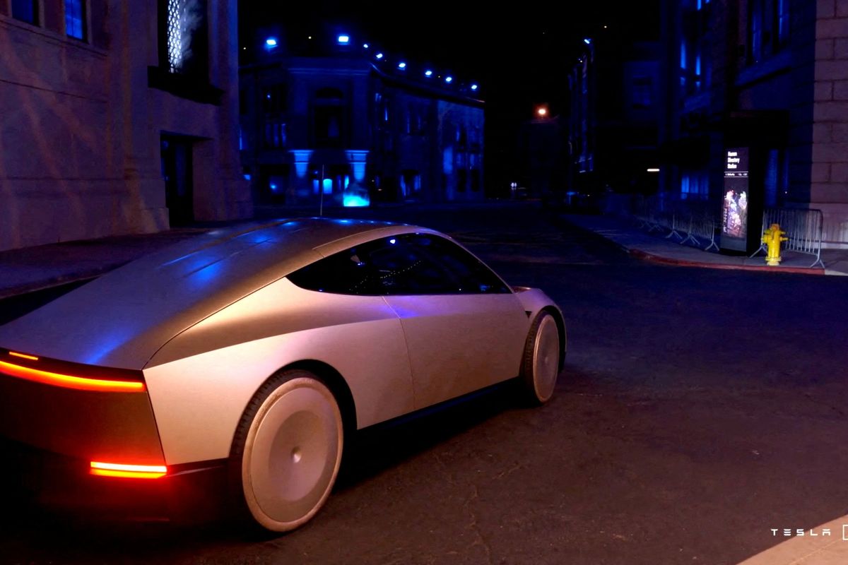 Tesla CEO Musk unveils Cybercab robotaxi as focus shifts to automation