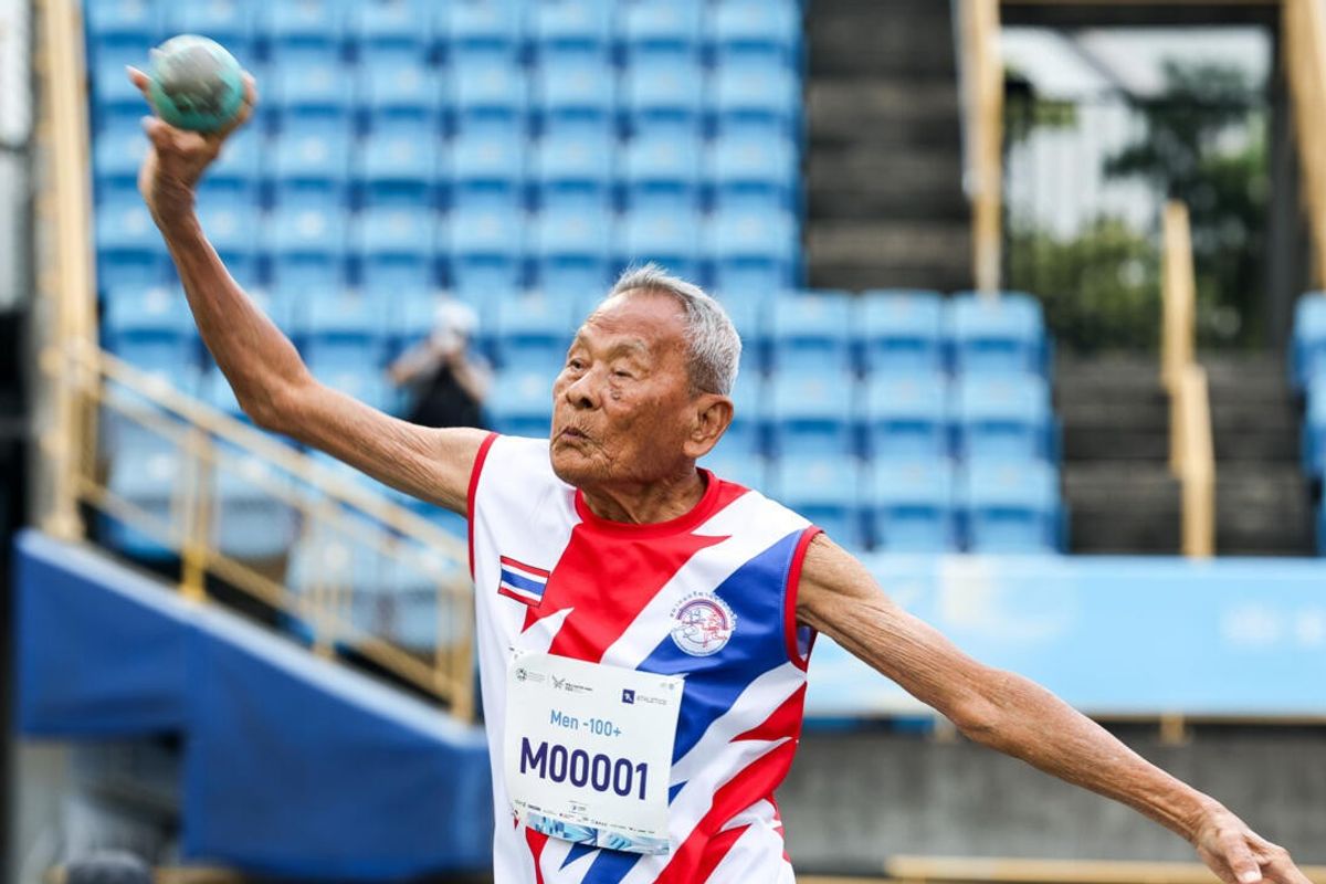Thai athlete, 105, unrivalled but not lonely at World Masters Games