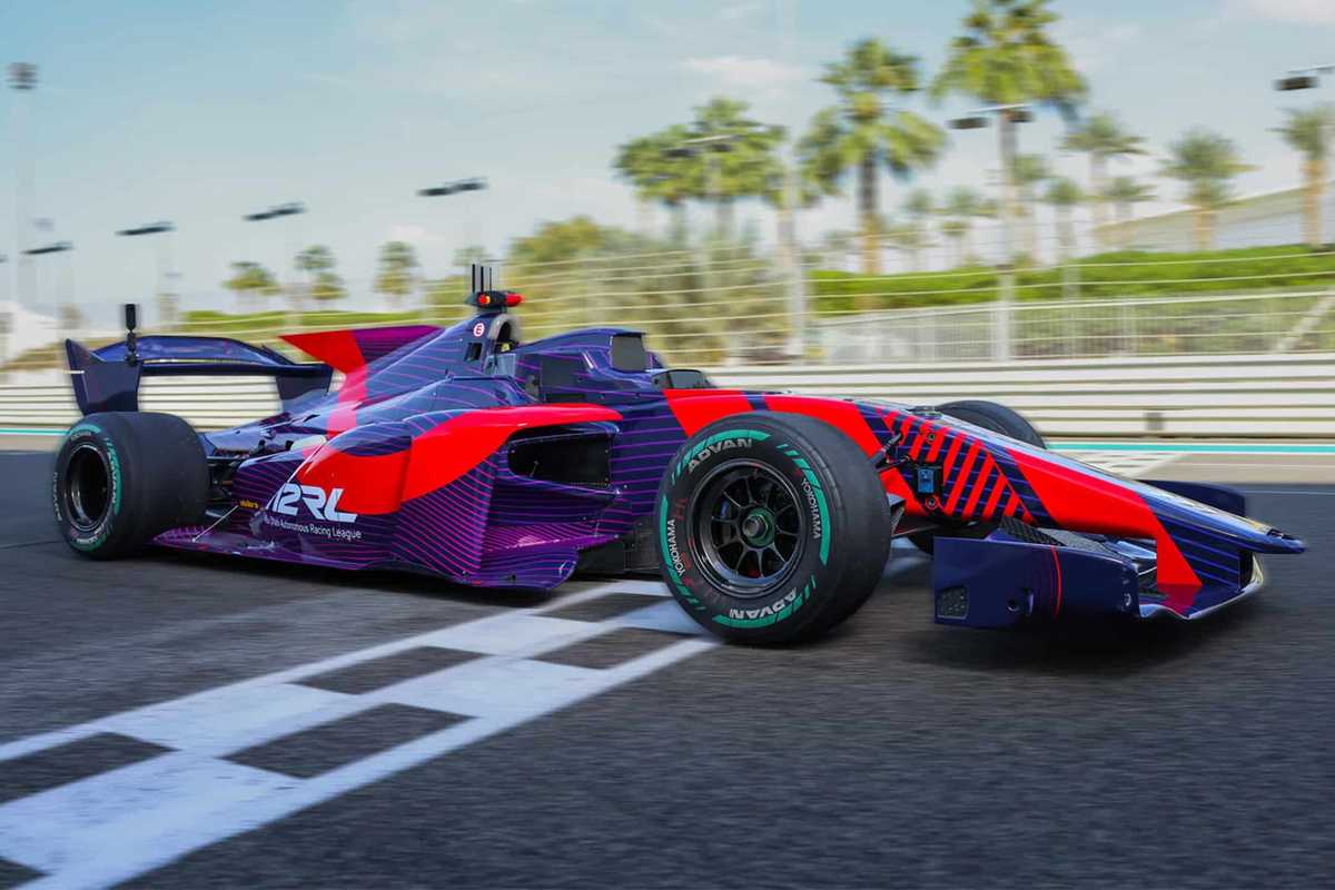 Self-driving Formula 1 race car showcased at UAE exhibition
