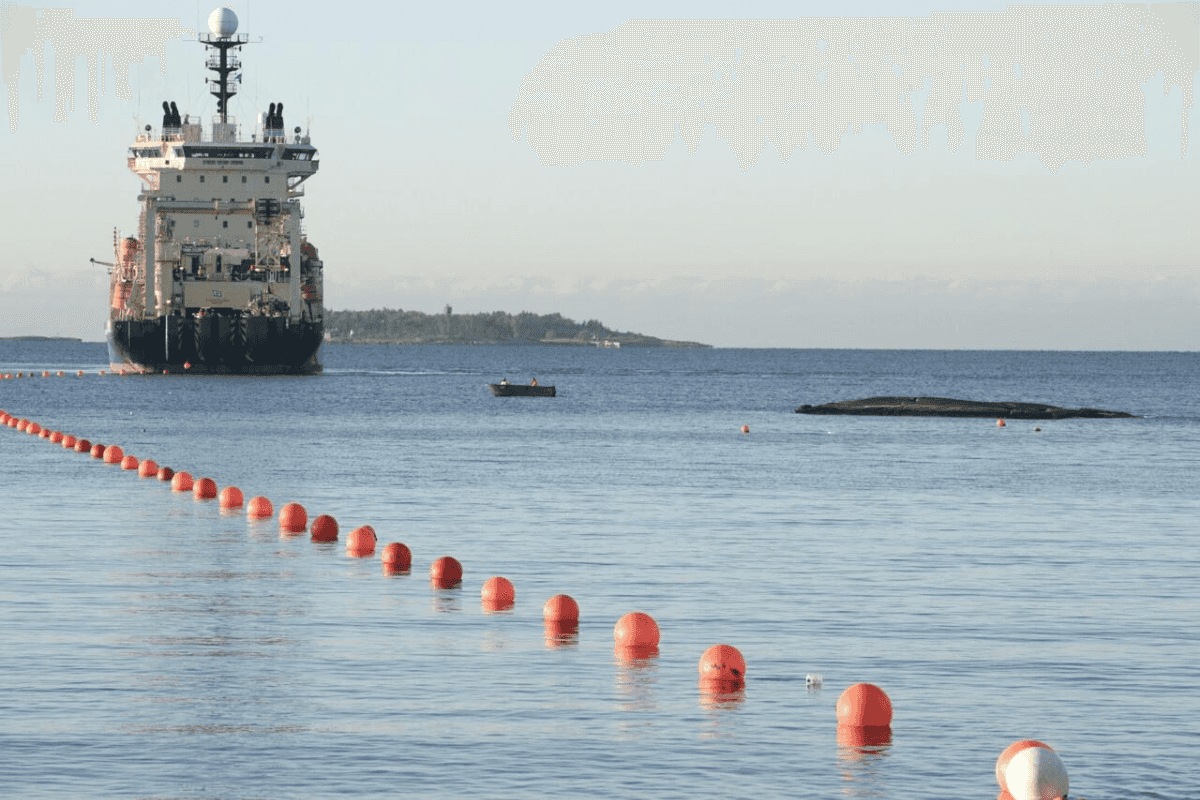 Sabotage crew carrying Russian oil were poised to cut more cables when caught, Finland says