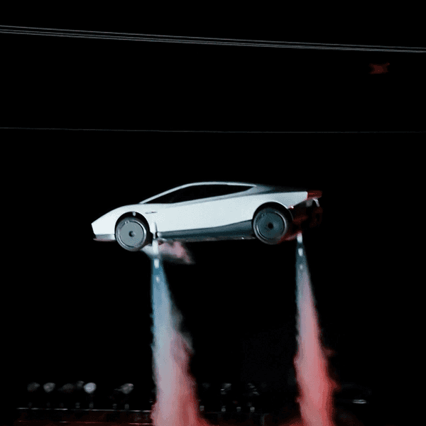 Elon Musk unveils Tesla’s 'flying' car