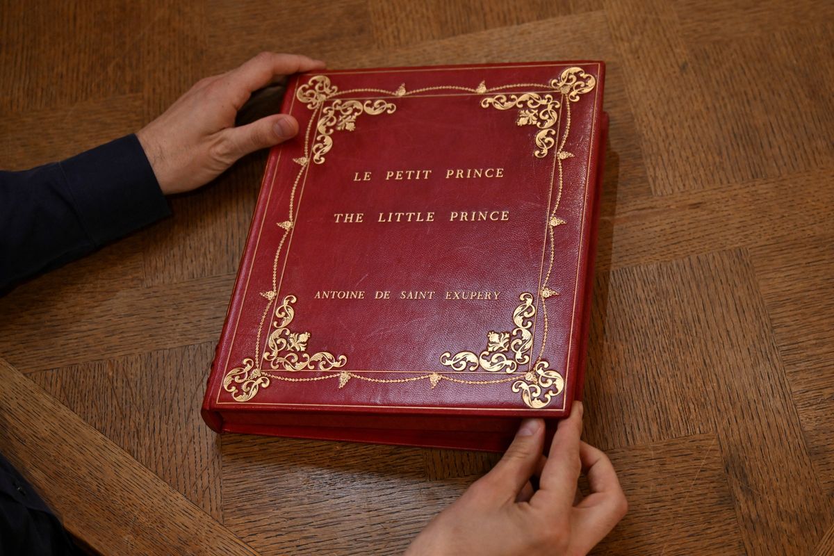 Rare Little Prince manuscript goes on sale for $1.25 million in the UAE