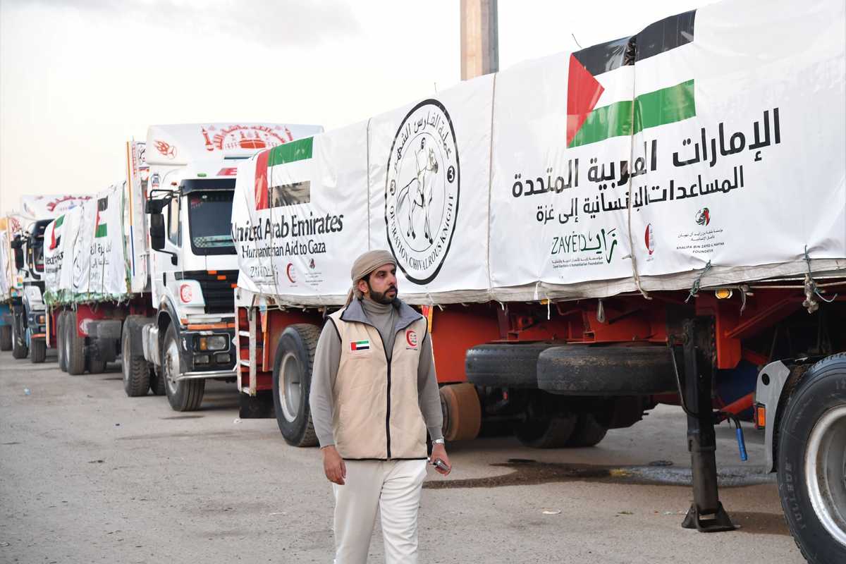 UAE aid efforts: 5,000 tons of supplies sent to Gaza