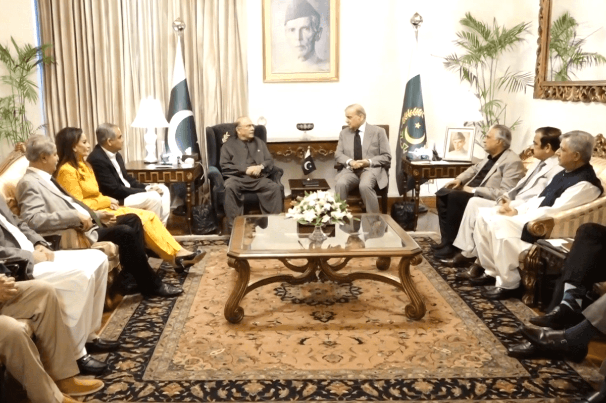 President Zardari, PM Shehbaz discuss KP security situation