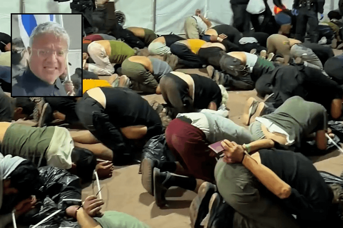 Israeli minister Ben Gvir sparks outcry over video of bound flotilla activists