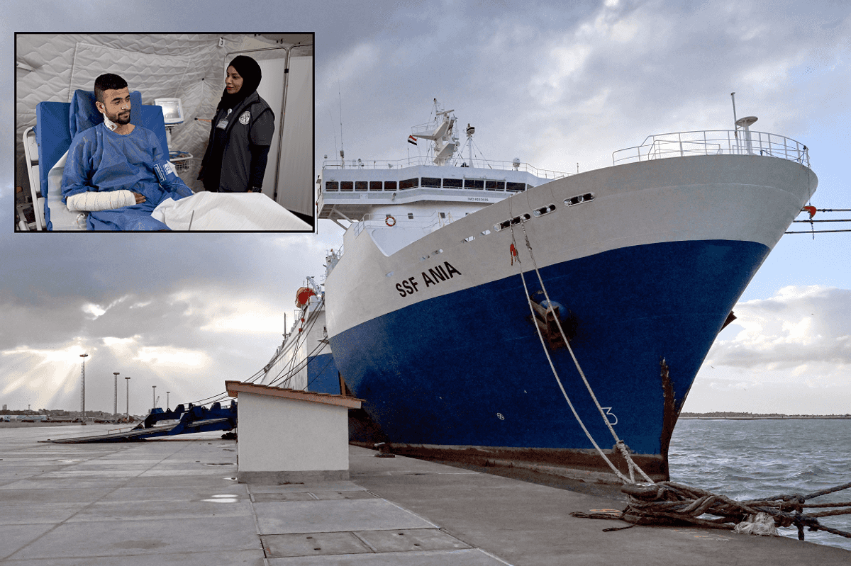 UAE Floating Hospital performs critical surgery for Palestinian patient in Al Arish