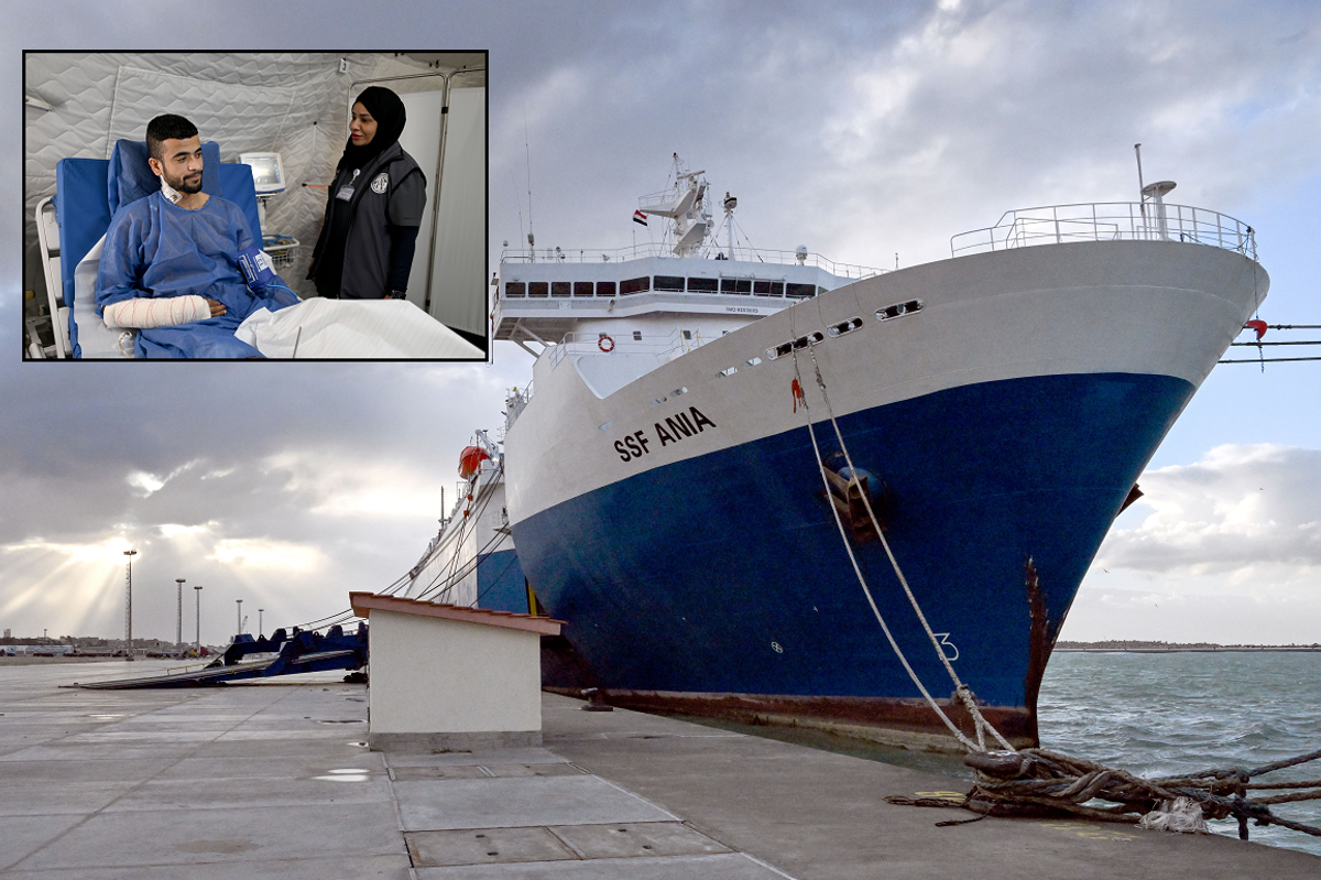 UAE Floating Hospital performs critical surgery for Palestinian patient in Al Arish