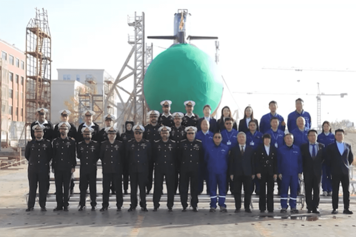 Pakistan launches fourth Chinese-built Hangor-class submarine as part of naval modernization