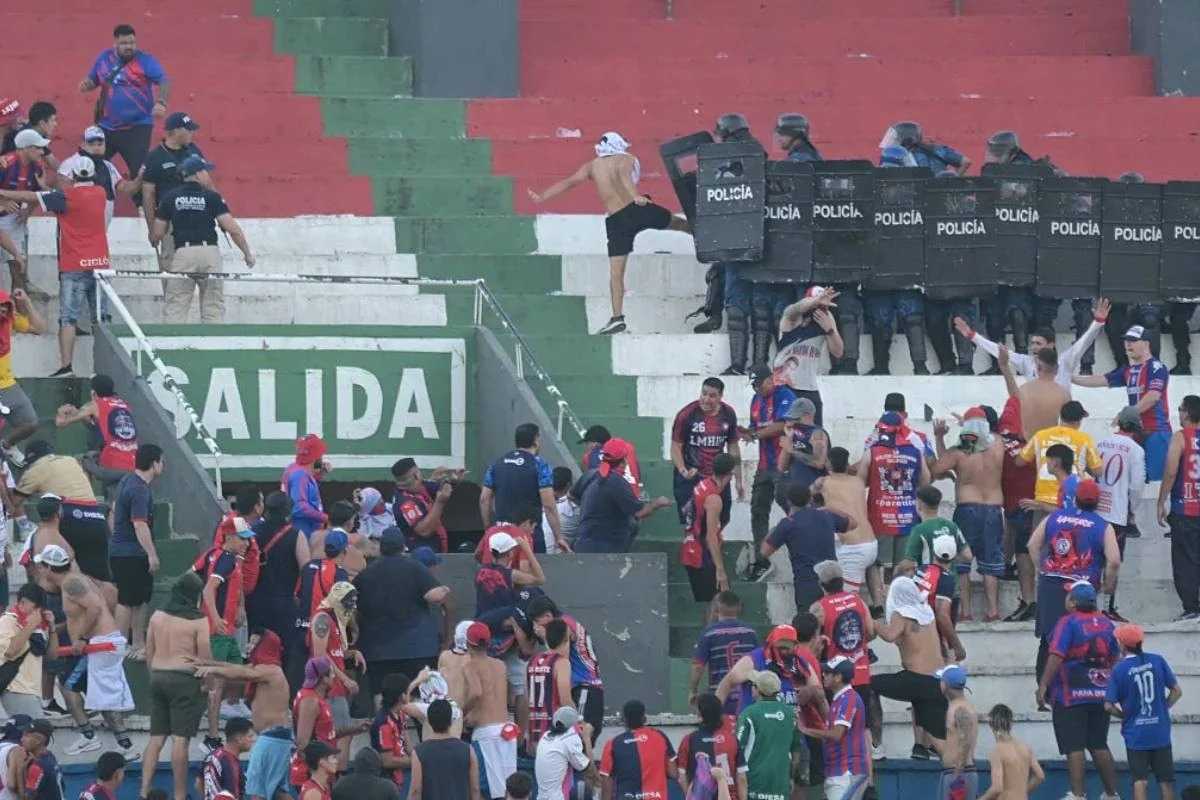 Multiple injured in clash at Paraguay football match