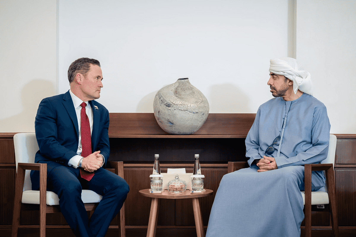 UAE foreign minister and US envoy meet in Abu Dhabi to discuss regional security