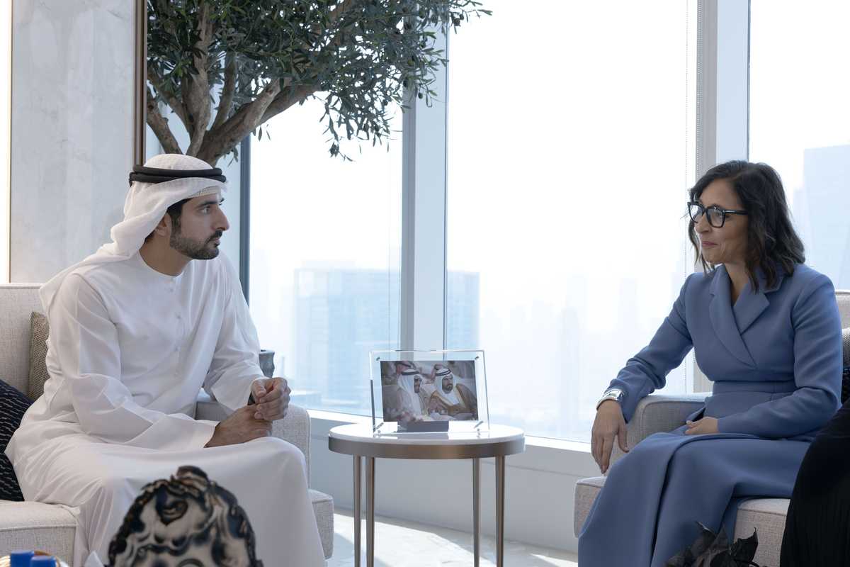 Sheikh Hamdan discusses tech collaboration with CEO of X