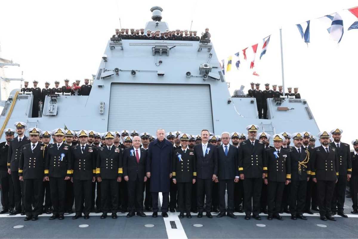 Pakistan commissions second MILGEM-class warship PNS Khaibar in Turkey
