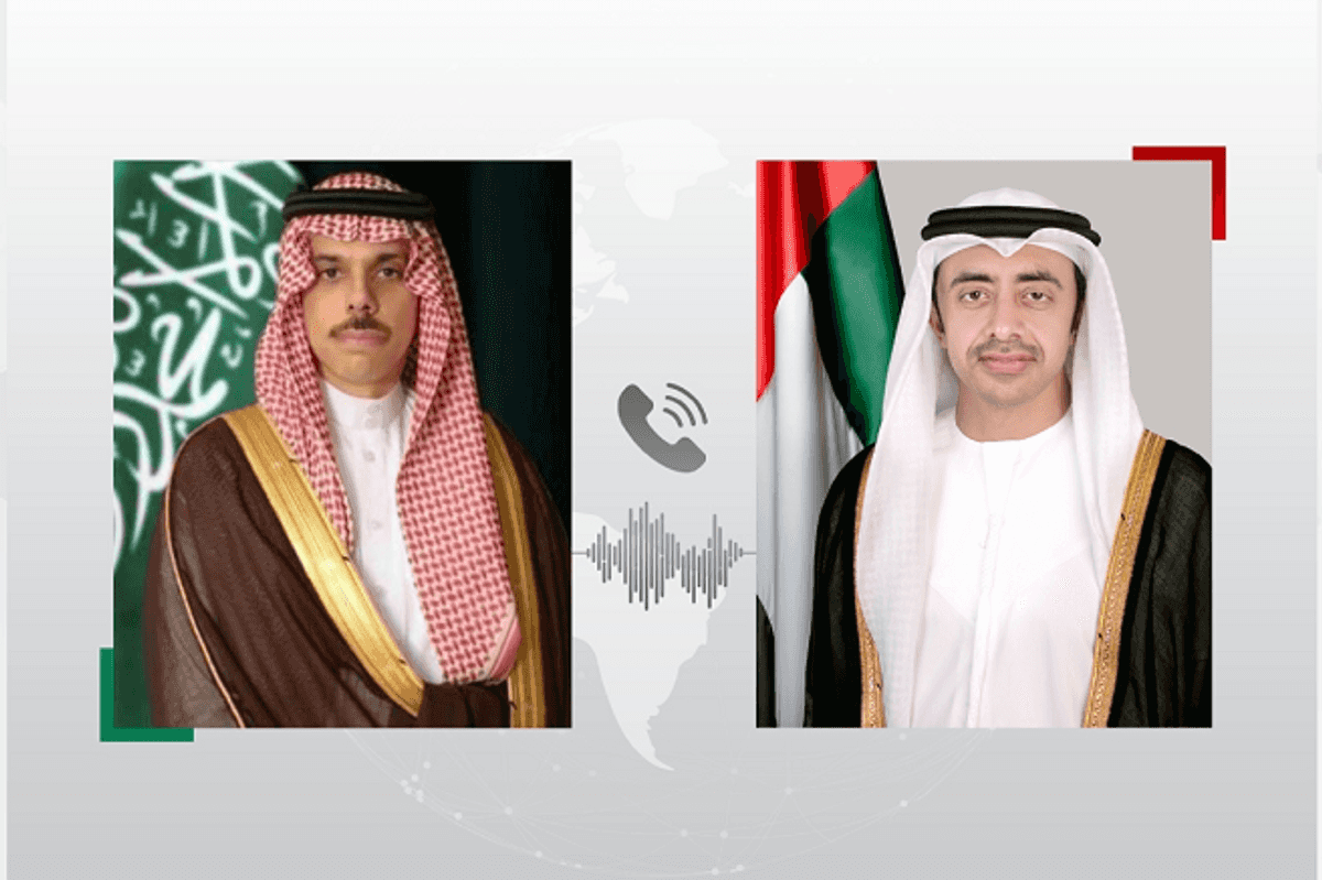 Saudi, UAE foreign ministers discuss efforts to contain regional tensions