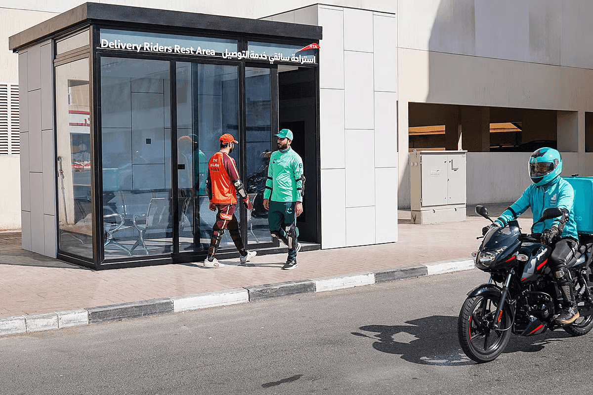 Dubai unveils 40 air-conditioned rest areas for delivery workers