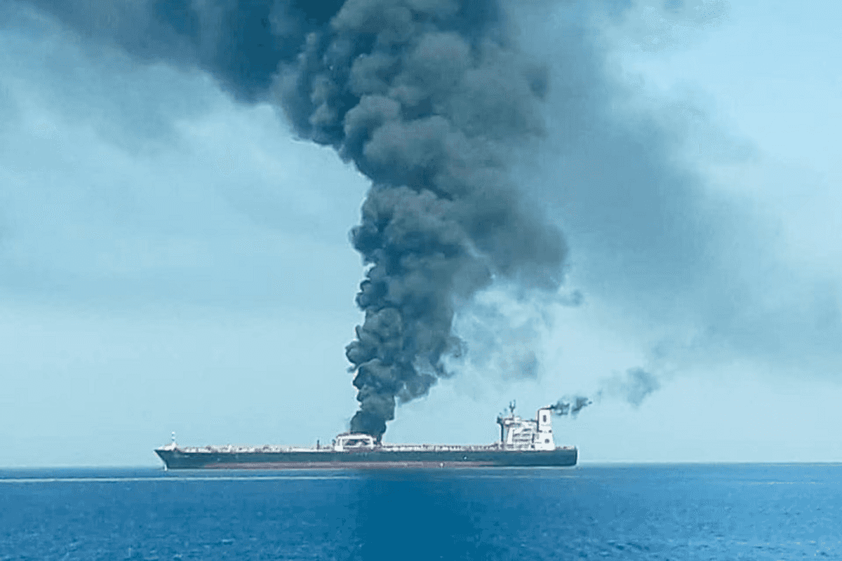 Oman tows oil tanker attacked off its coast, two crew missing