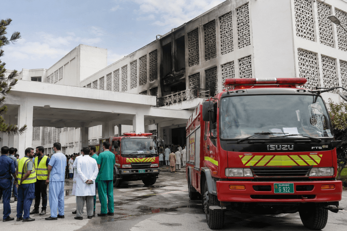 Pakistan PM suspends eight officials after PIMS fire kills 14 babies