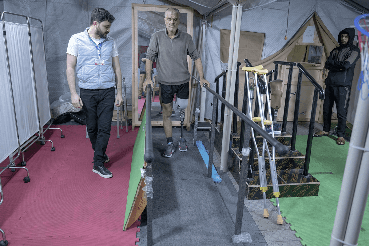 UAE floating hospital provides prosthetic limbs to 51 Palestinian amputees