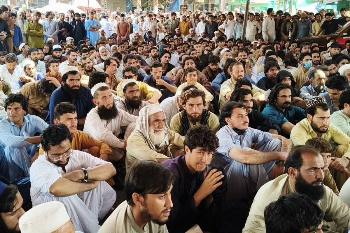 Protesters in Pakistan’s Khyber district demand justice after deadly Tirah Valley airstrike