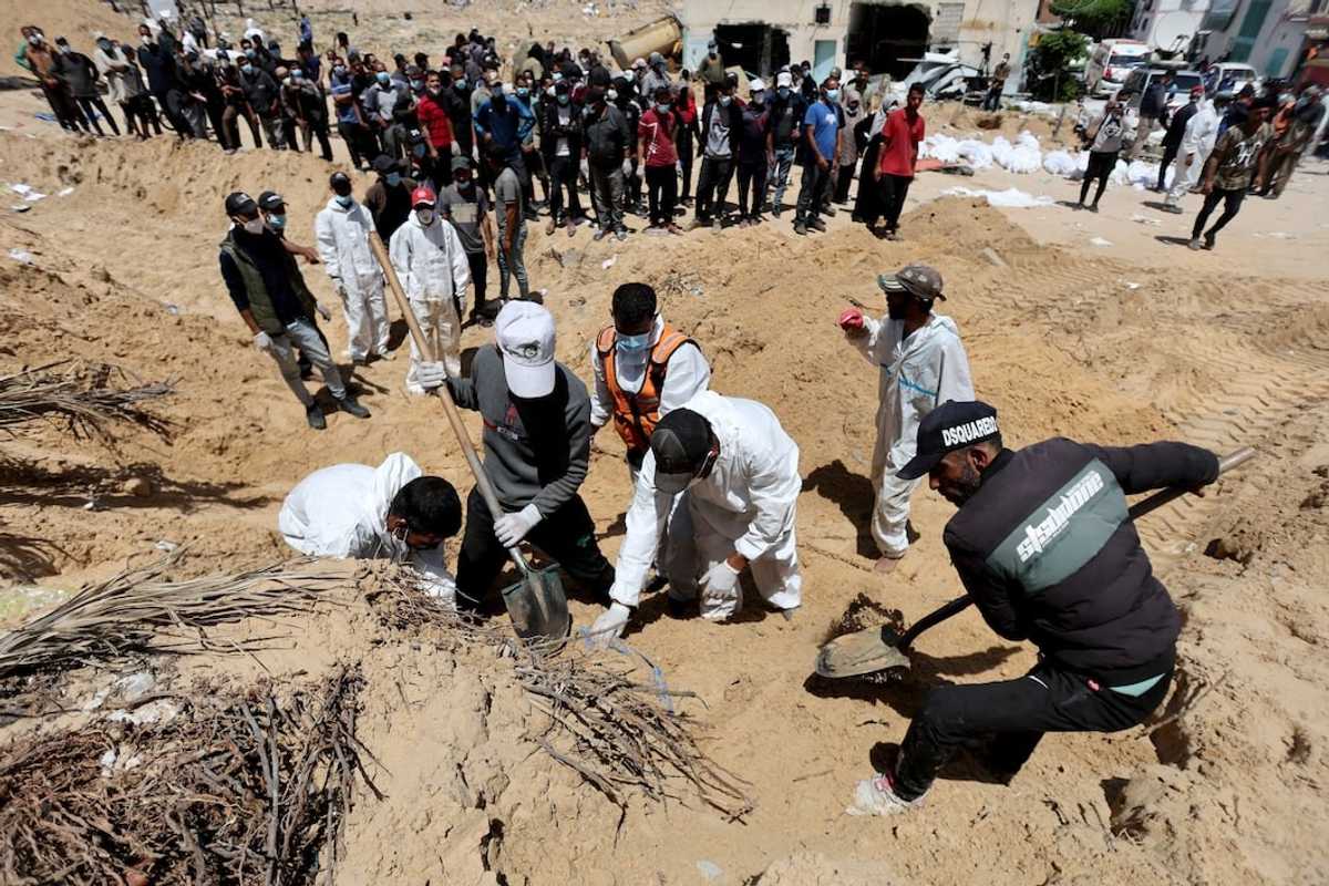 Indian police exhume human remains in mass-burial investigation