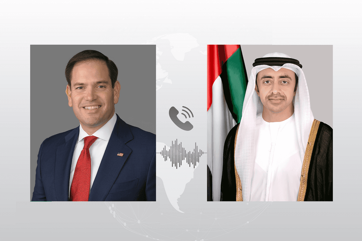 UAE foreign minister, US secretary of state discuss regional situation in phone call