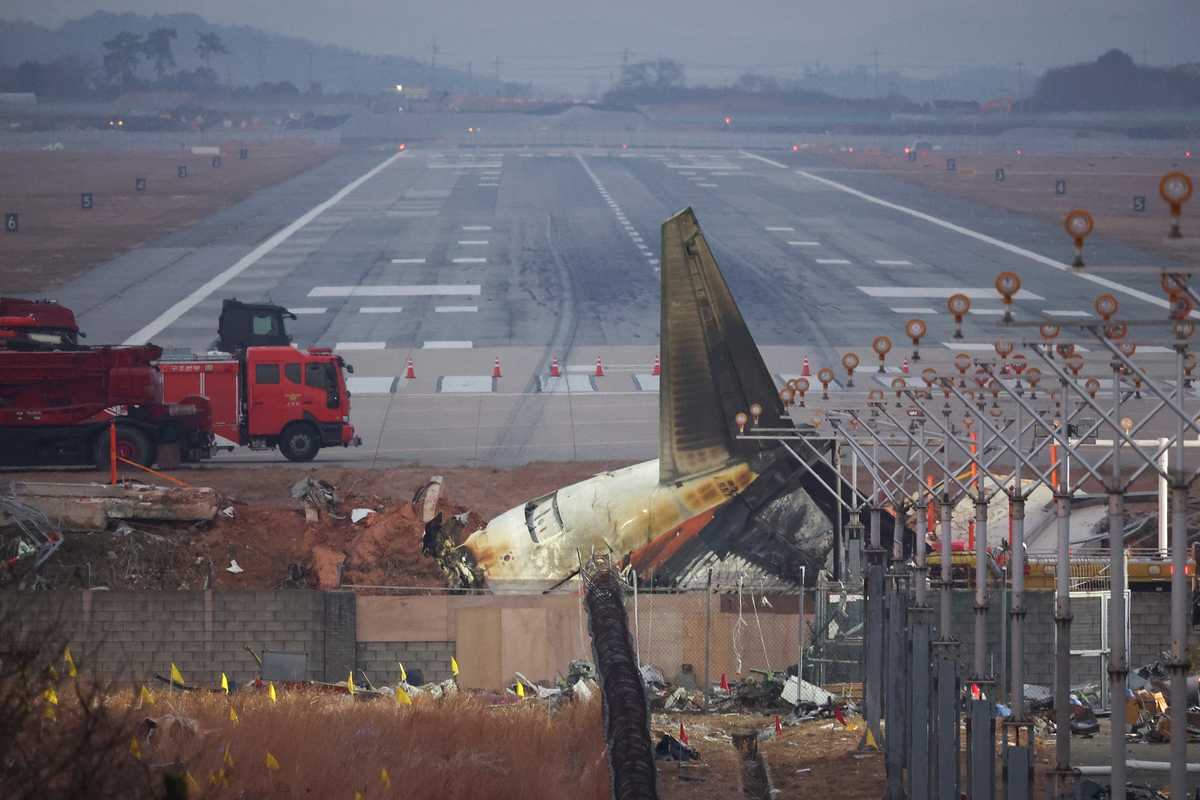 Bird feathers, blood found in both engines of crashed jet in South Korea, source says