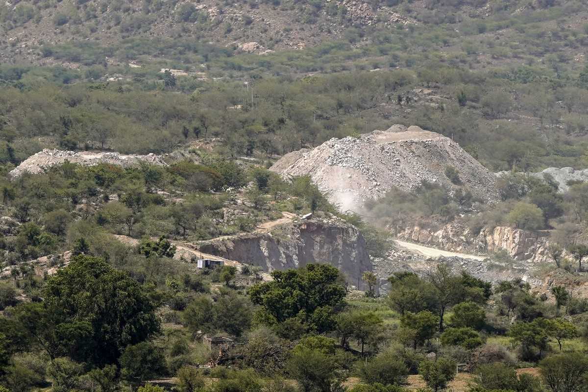 Mining turns India's heat-shield hills to dust