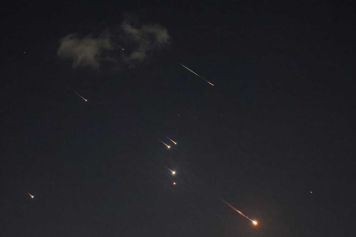 Iran launches salvo of ballistic missiles at Israel