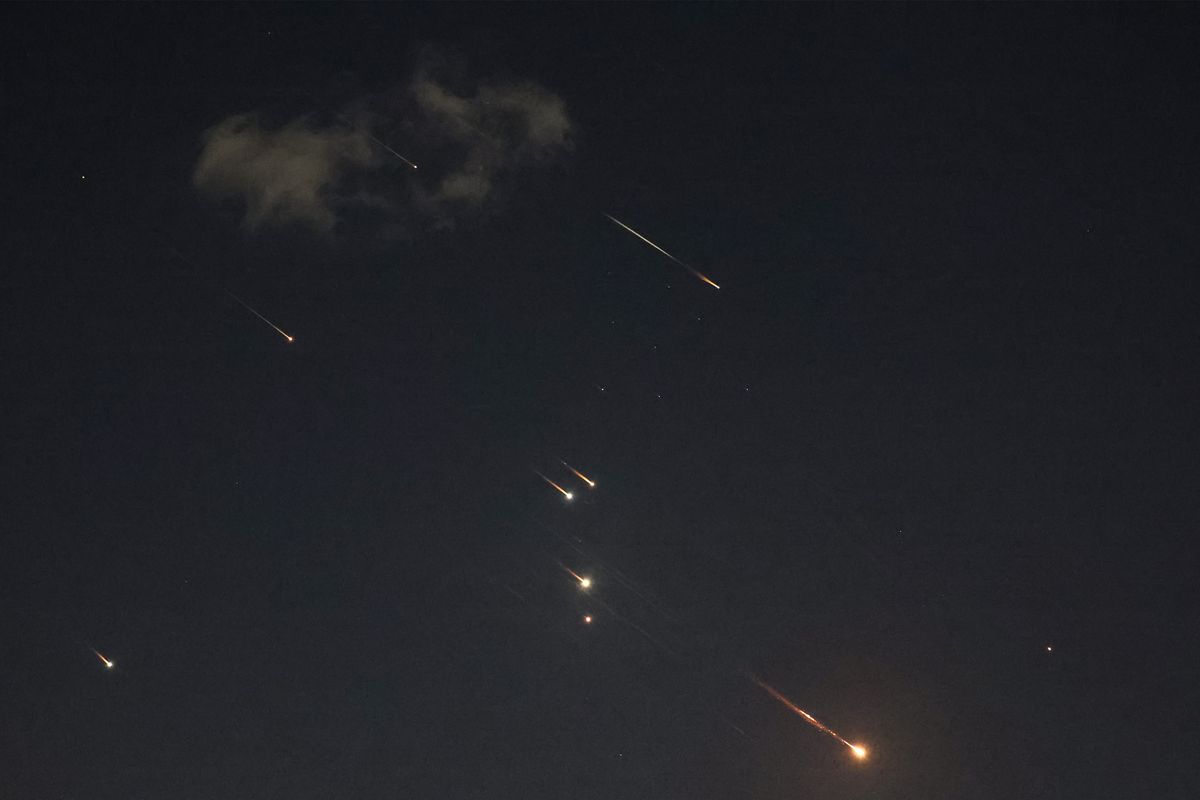 Iran launches salvo of ballistic missiles at Israel