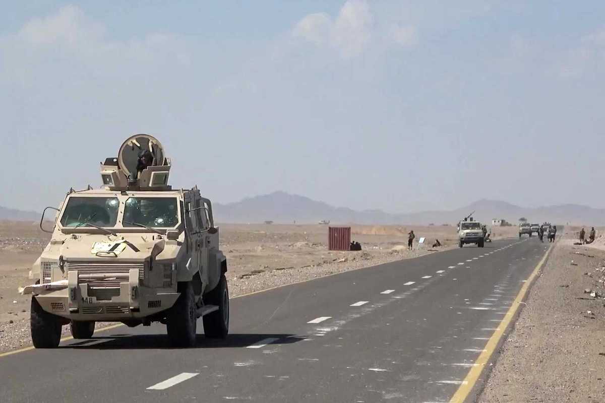 Saudi air defenses intercept Houthi missile north of Riyadh as rebels strike Aden International Airport