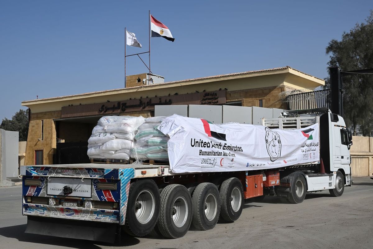 UAE sends three aid convoys to Gaza