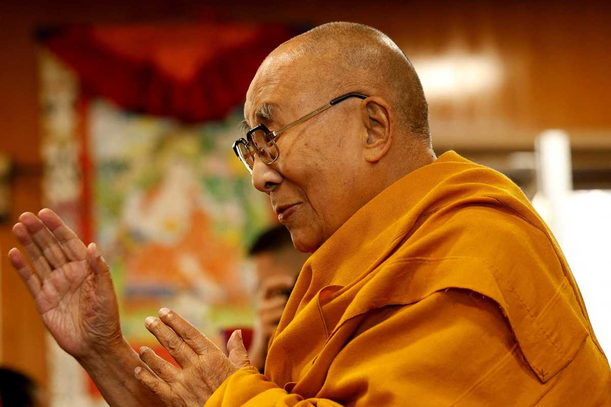 Dalai Lama's office says the spiritual leader has never met Epstein