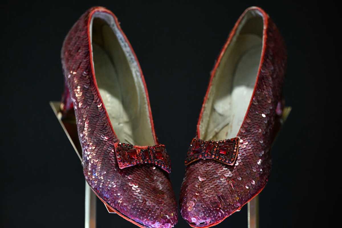 Way up high: Dorothy's ruby slippers fetch record $32.5 million
