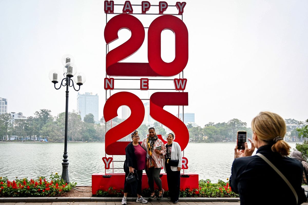 World greets 2025 after sweltering year of Olympics, turmoil, and Trump