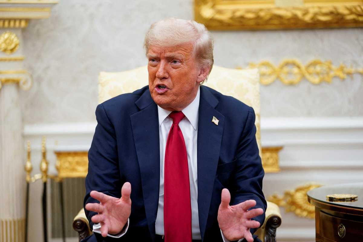 Trump says US will set up 'food centers' in Gaza