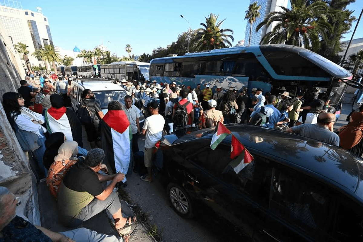 Tunisia activists launch Gaza-bound convoy in 'symbolic act'