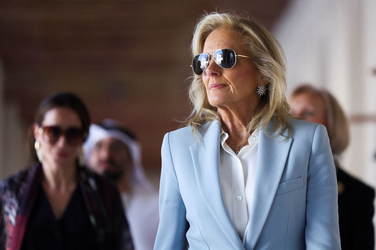 Sheikha Fatima receives U.S. First Lady Jill Biden