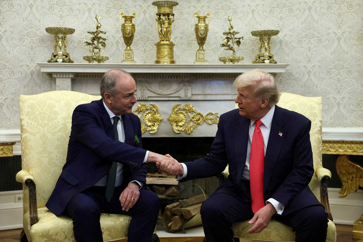 Trump warns EU on retaliatory tariffs, says Irish tax policies lured US firms